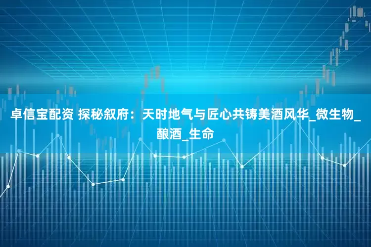 卓信宝配资 探秘叙府：天时地气与匠心共铸美酒风华_微生物_酿酒_生命